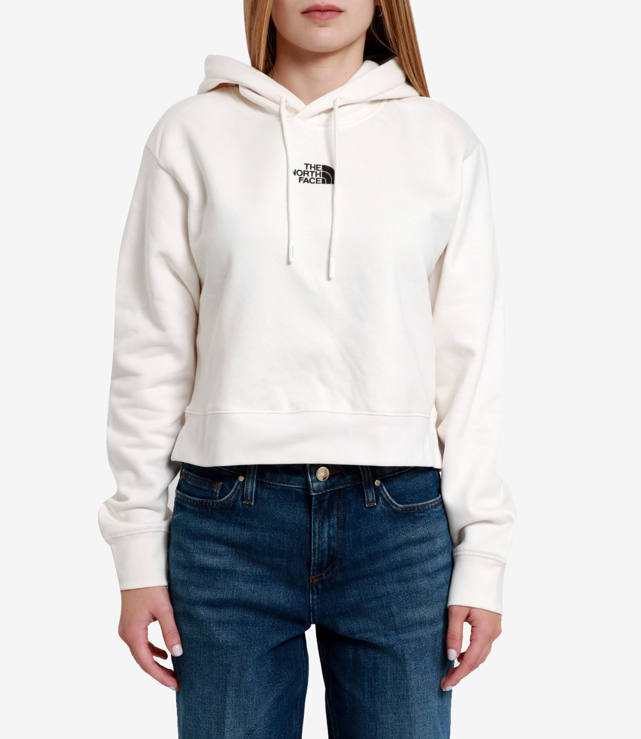 The North Face | Felpa W Essential Crop Hoodie Beige