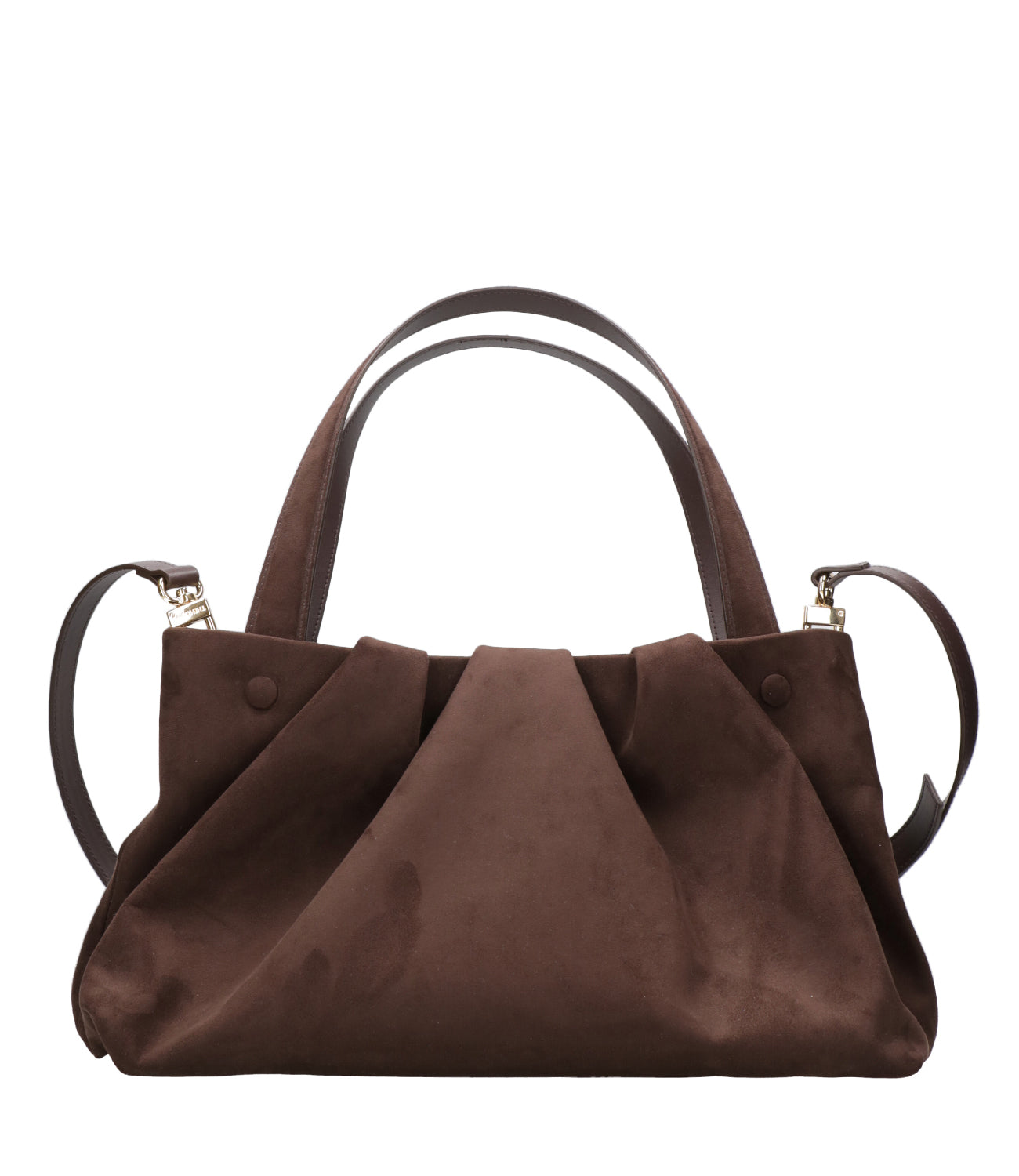 Themoirè | Borsa a Mano Athena Suede Ebano