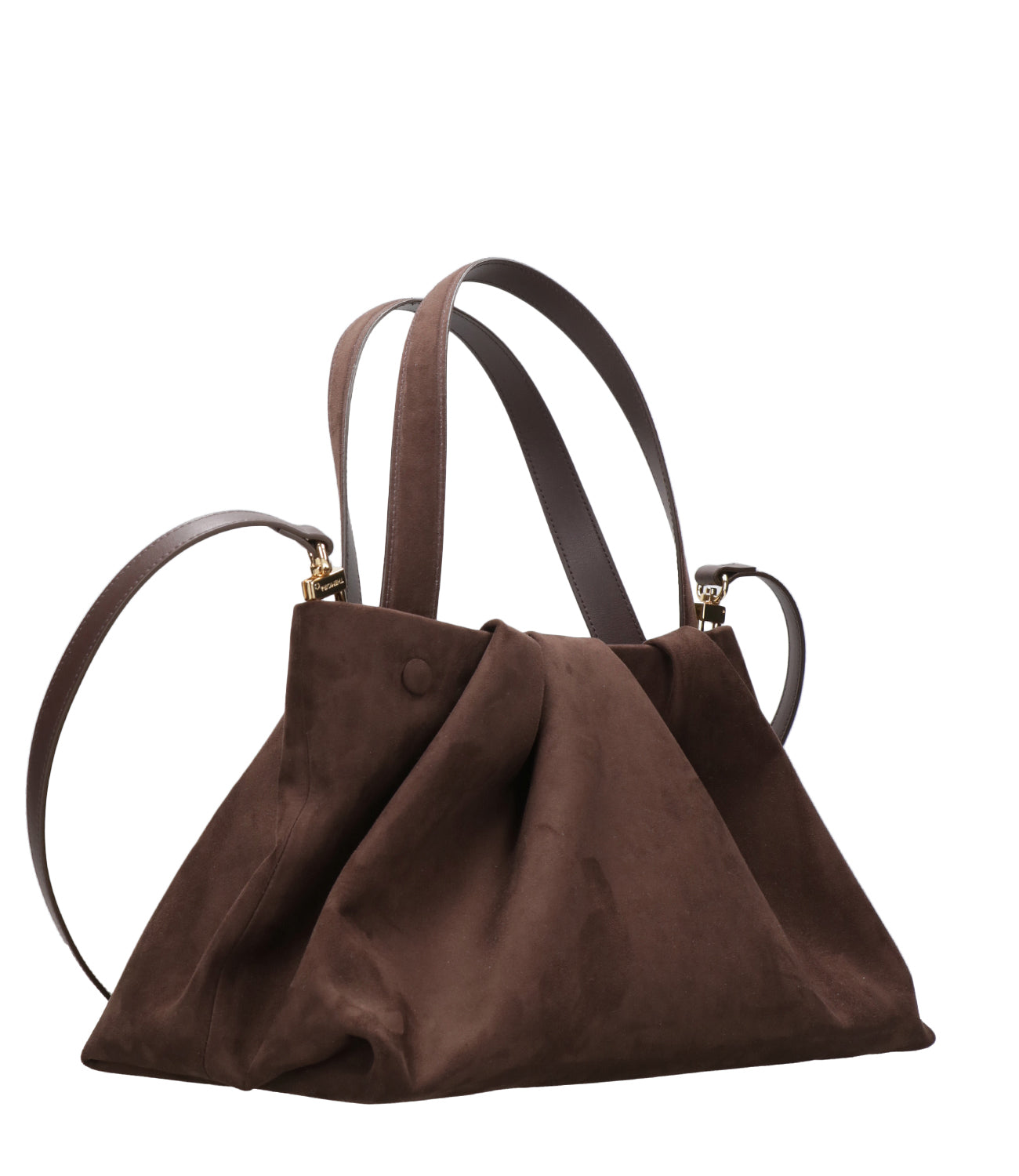 Themoirè | Borsa a Mano Athena Suede Ebano