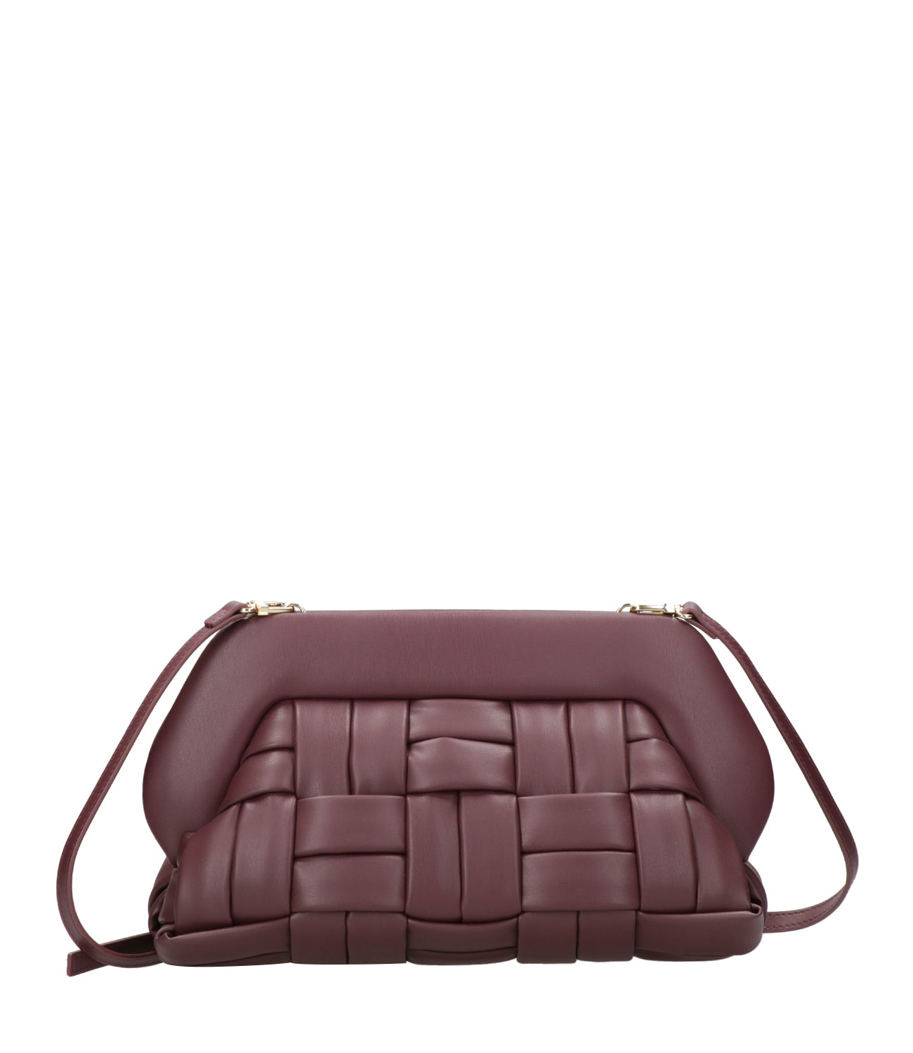 Themoirè | Clutch Bios Weaved Prugna