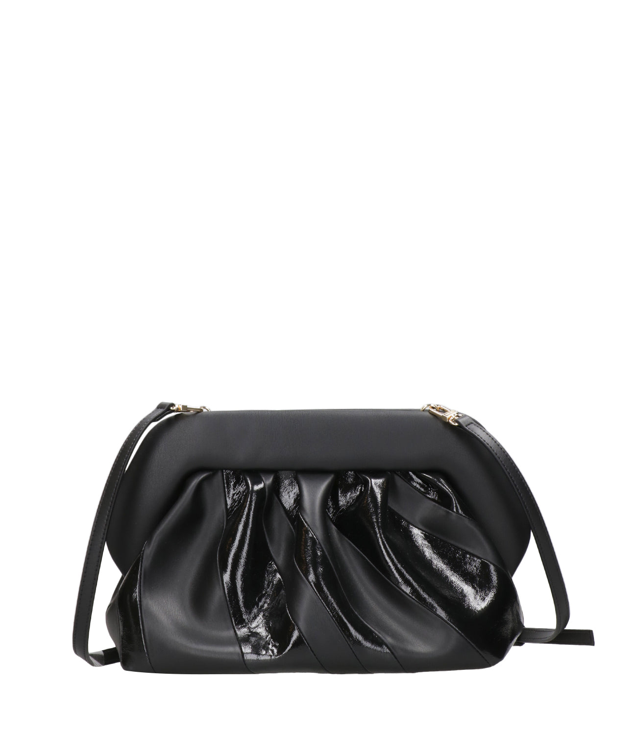 Themoirè | Clutch Bios Stripes Nero