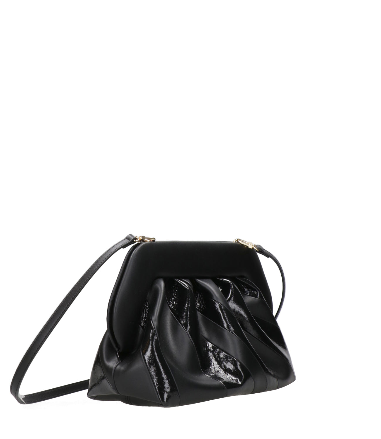 Themoirè | Clutch Bios Stripes Nero