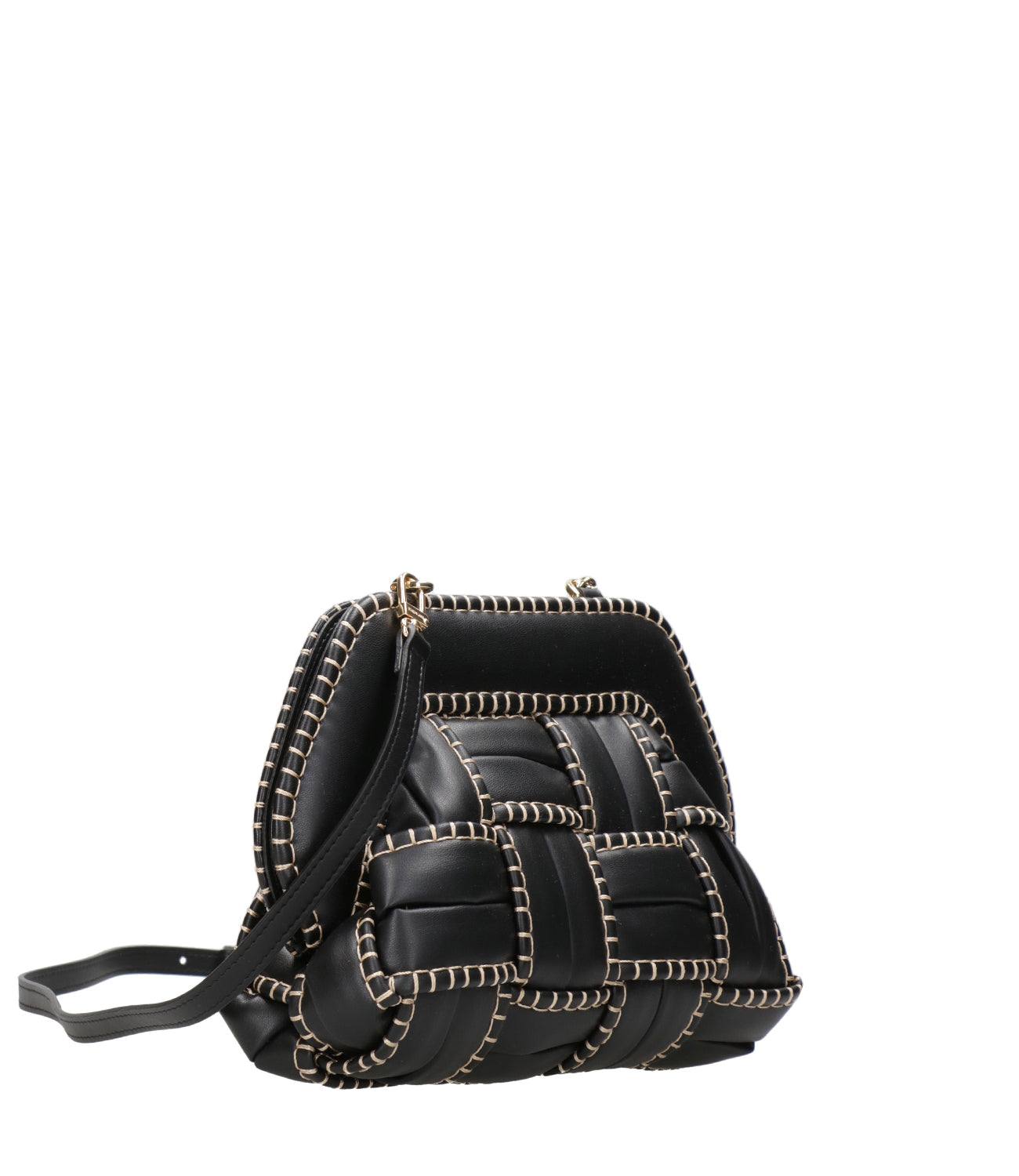 Themoirè | Clutch Tia Trim Nero