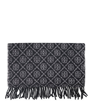 Tory Burch | Sciarpa T Monogram Nera