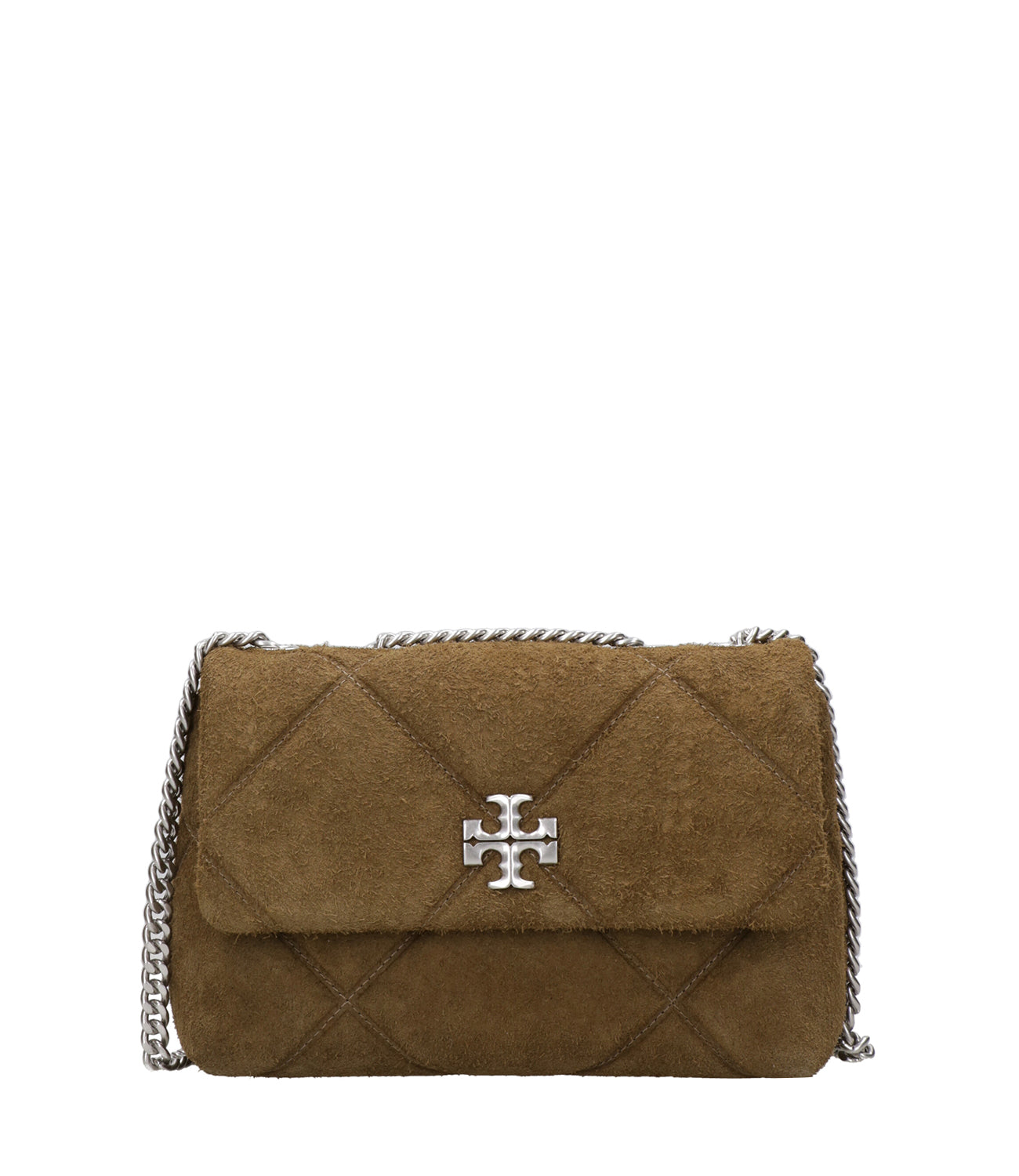 Tory Burch | Borsa a Tracolla Kira Diamond Quilt Verde oliva