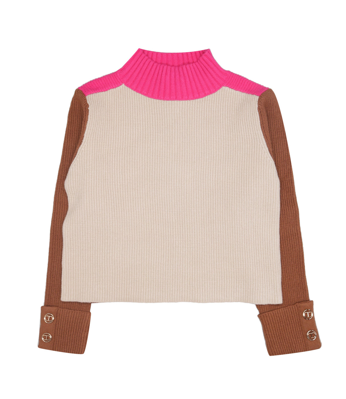 Twinset Kids | Lupetto Biscotto Caramello Rosa