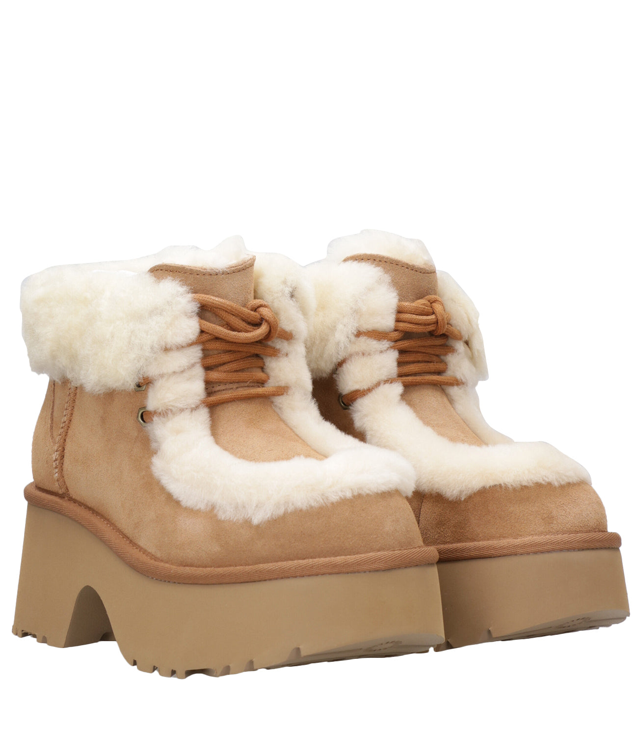UGG | Tronchetto W Esmee Lace Up Chestnut