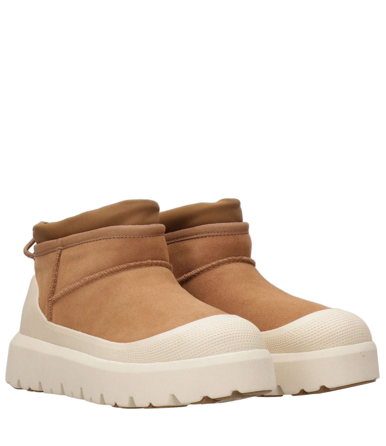 UGG | Tronchetto Ultra Mini Weather Hybrid Chestnut e Bianco