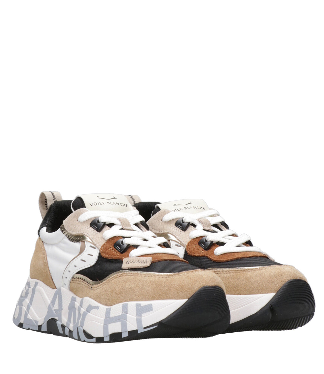 Voile Blanche | Sneakers Club105 Cammello e Nero
