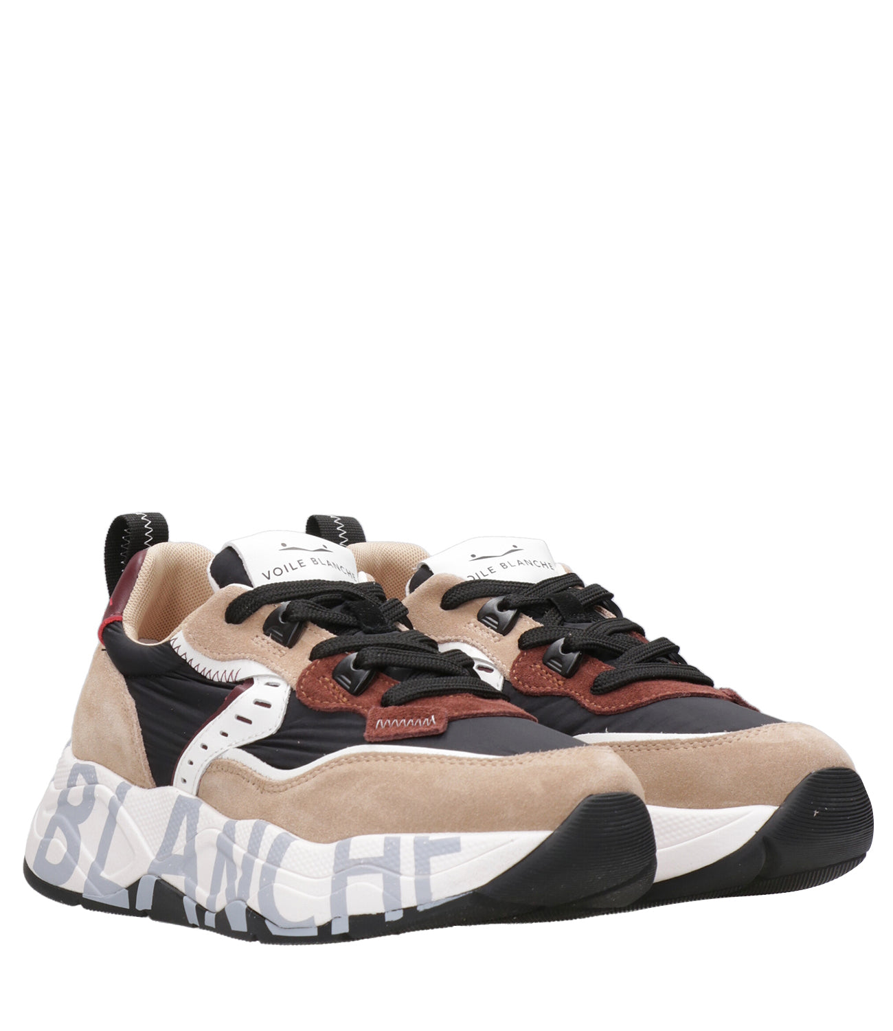 Voile Blanche | Sneakers Club105 Sabbia e Nero
