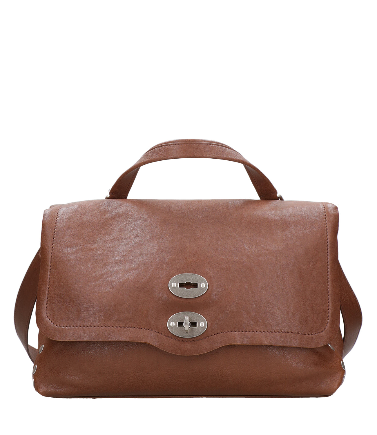 Zanellato | Borsa a Tracolla Postina Tabacco M Sandalo