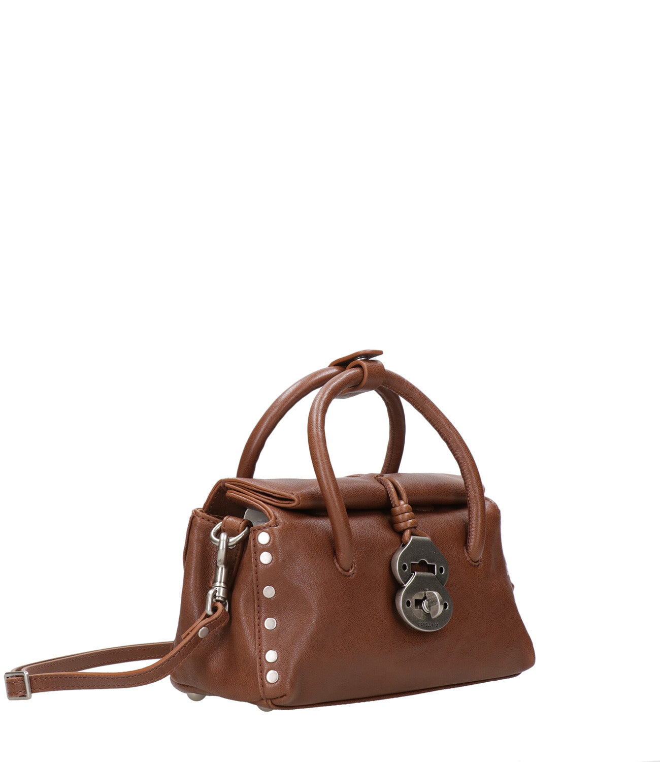 Zanellato |Borsa a Mano Dotta Tabacco Baby Moto