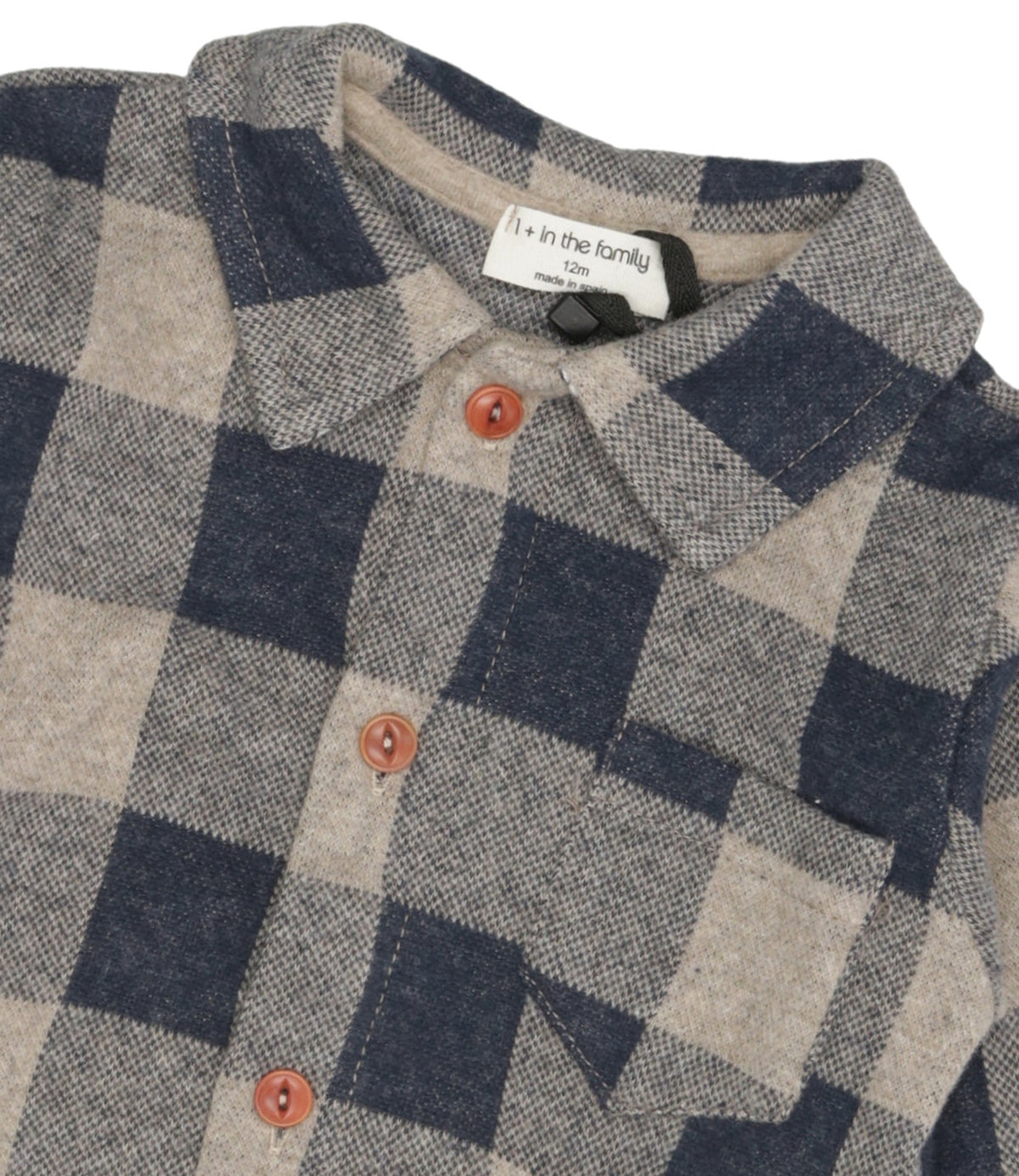 1 in the family | Camicia Blu navy Sabbia