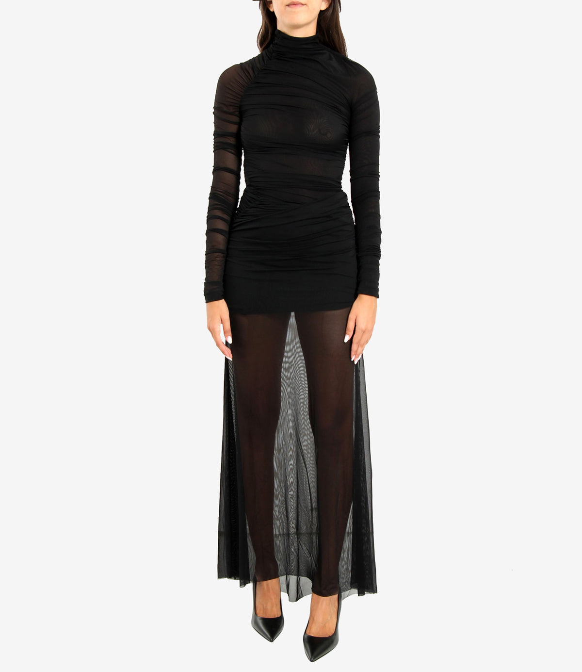 Amazuìn | Abito Dakota sheer Nero