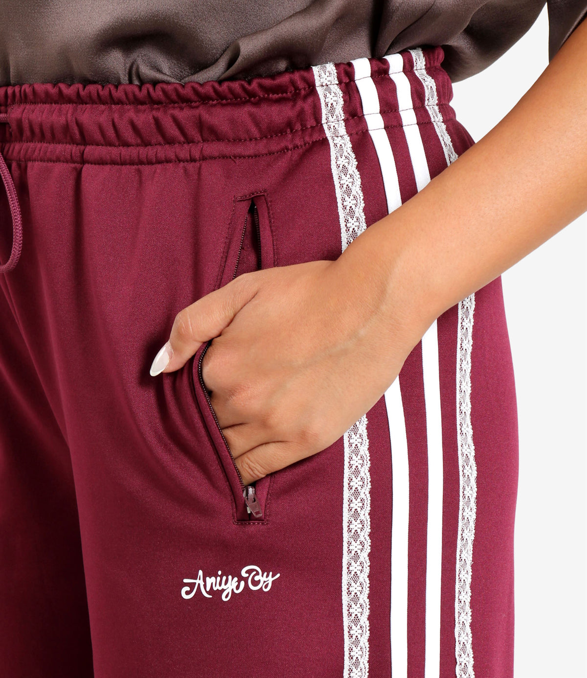 Aniye By | Pantalone Sienna Bordeaux
