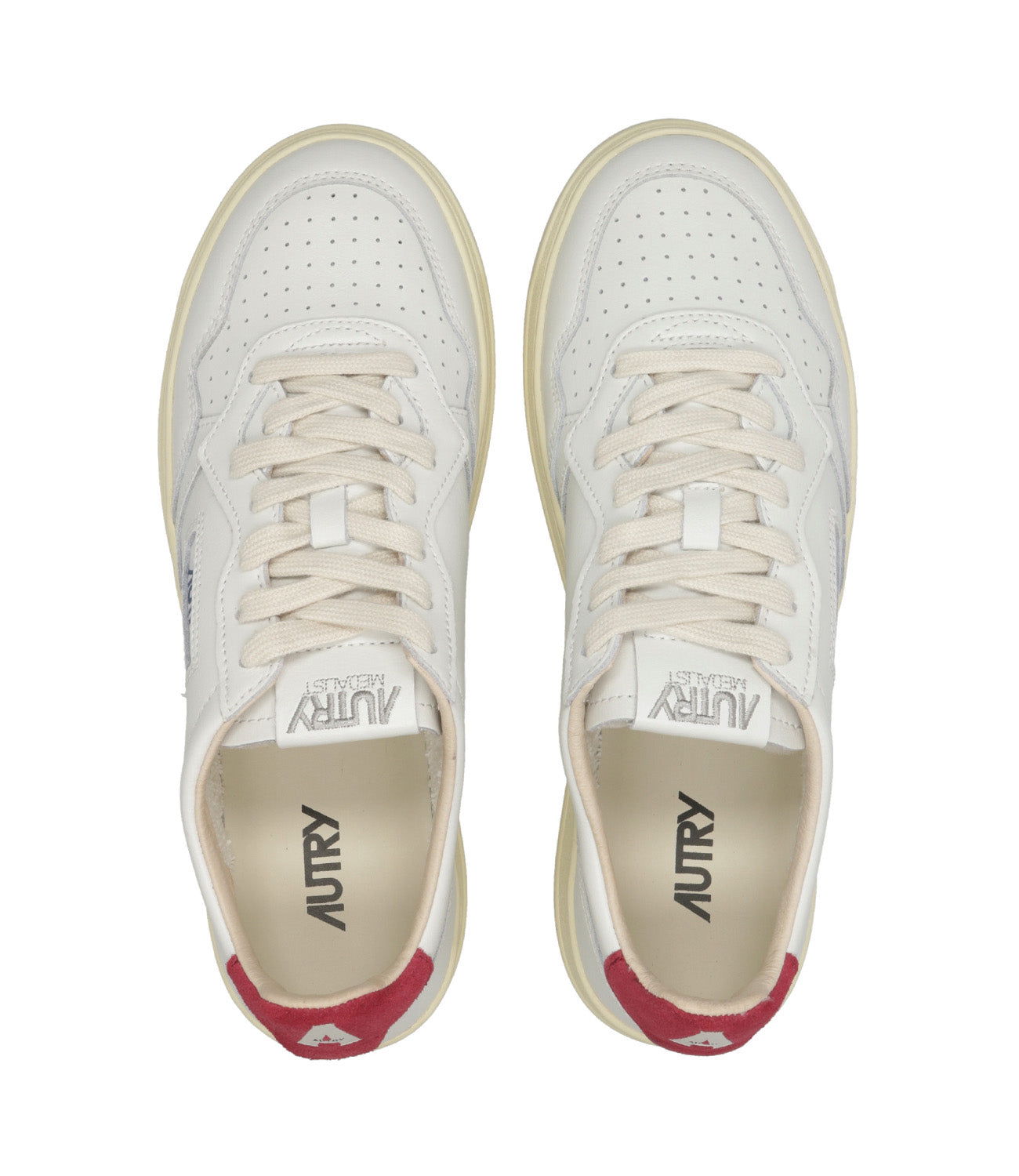 Autry | Sneakers Medalist Bianco Bordeaux