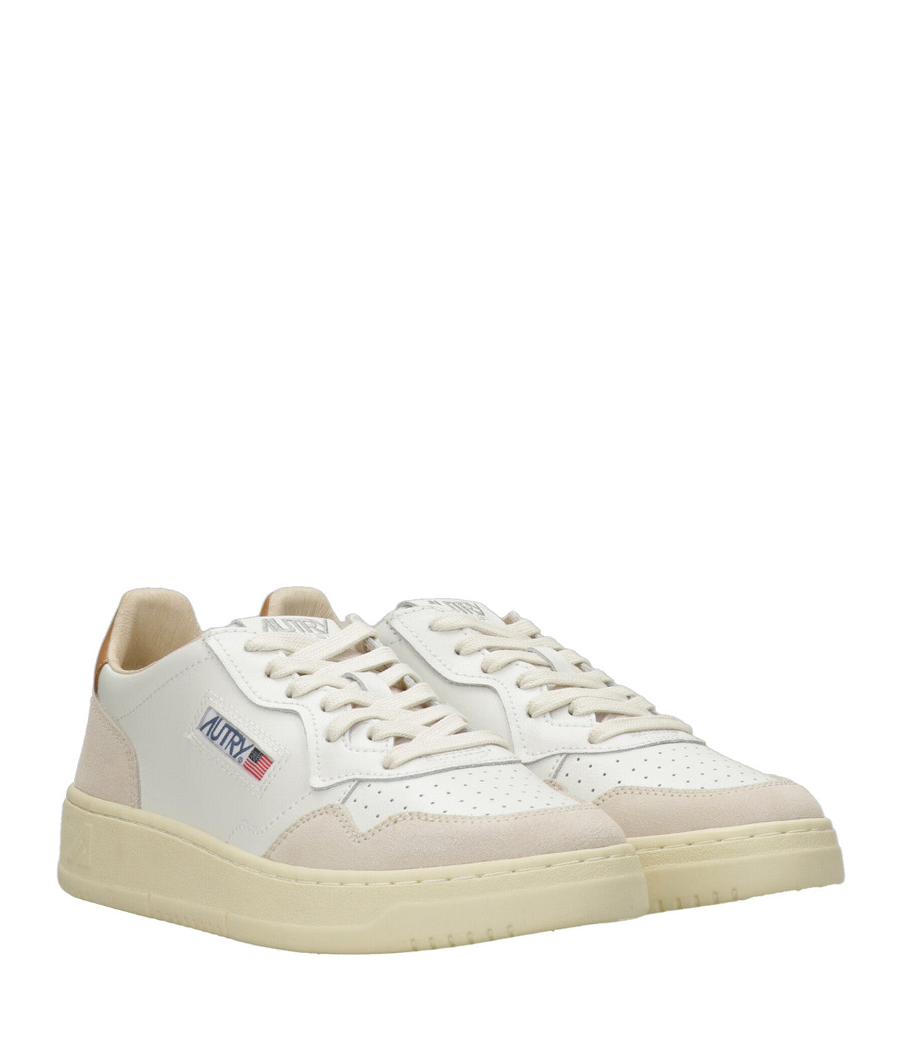 Autry | Sneakers Medalist Bianco Cuoio