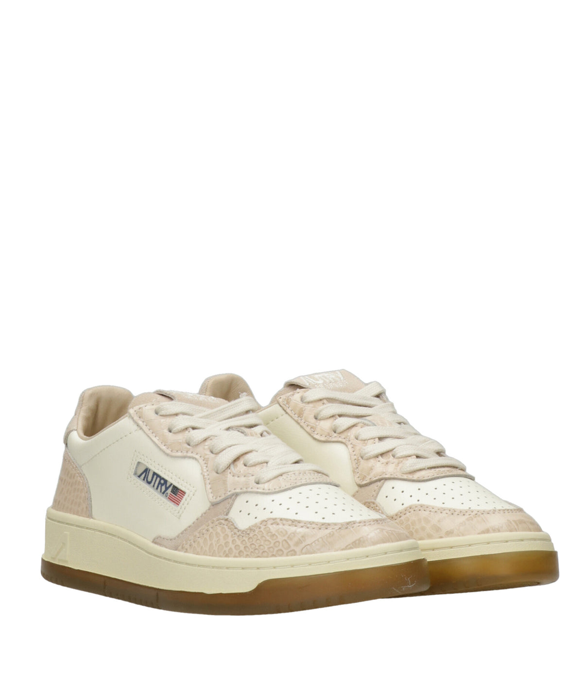 Autry | Sneakers Medalist Low Woman bassa Bianco Rosa