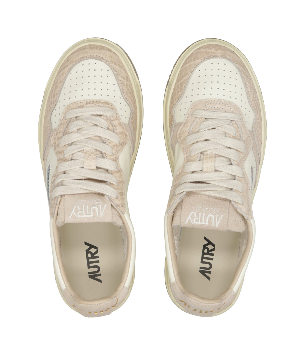 Autry | Sneakers Medalist Low Woman bassa Bianco Rosa