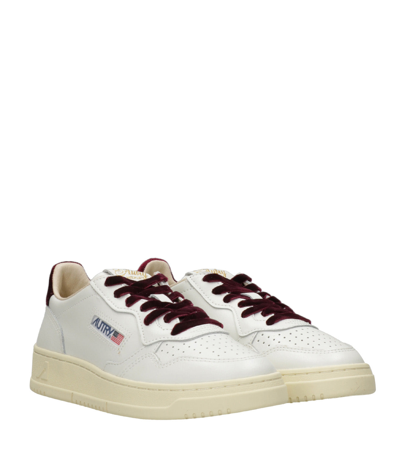 Autry | Sneakers Medalist Bianco Bordeaux