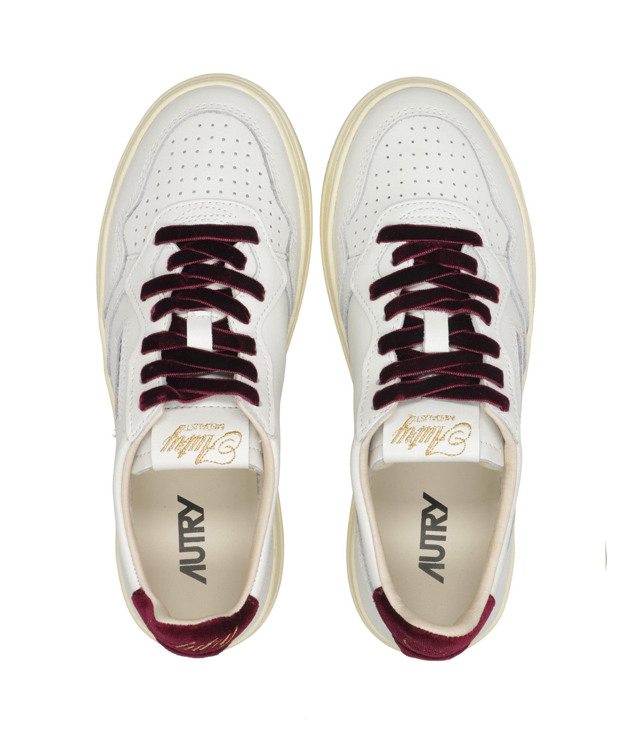 Autry | Sneakers Medalist Bianco Bordeaux