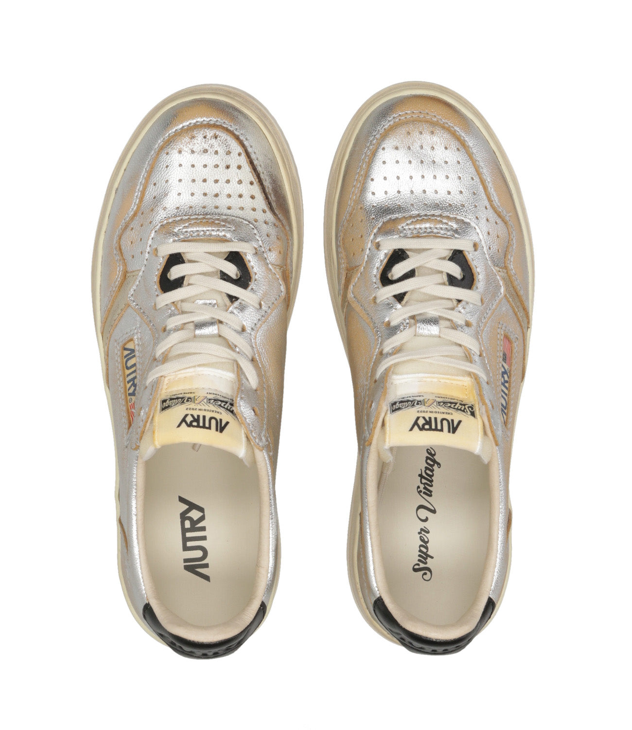 Autry | Sneakers Sup Vint Low Argento