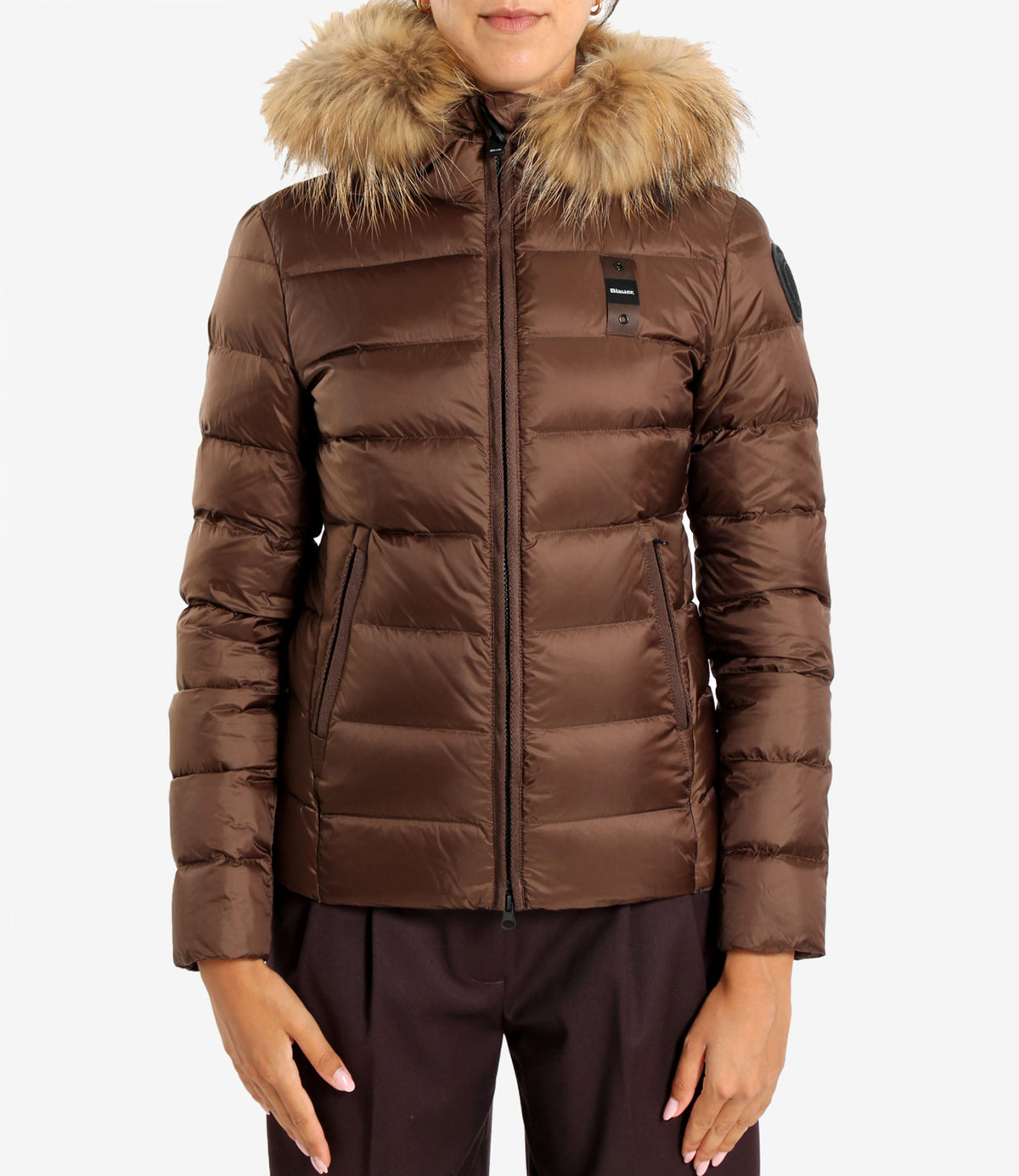 Blauer | Piumino Arcadia Marrone Beige