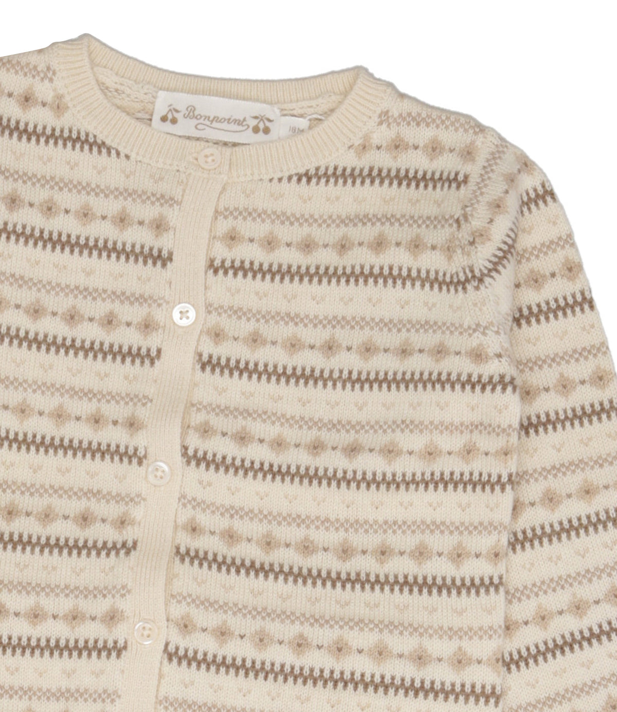 Bonpoint | Set Maglia Pantalone Grifin Naturale