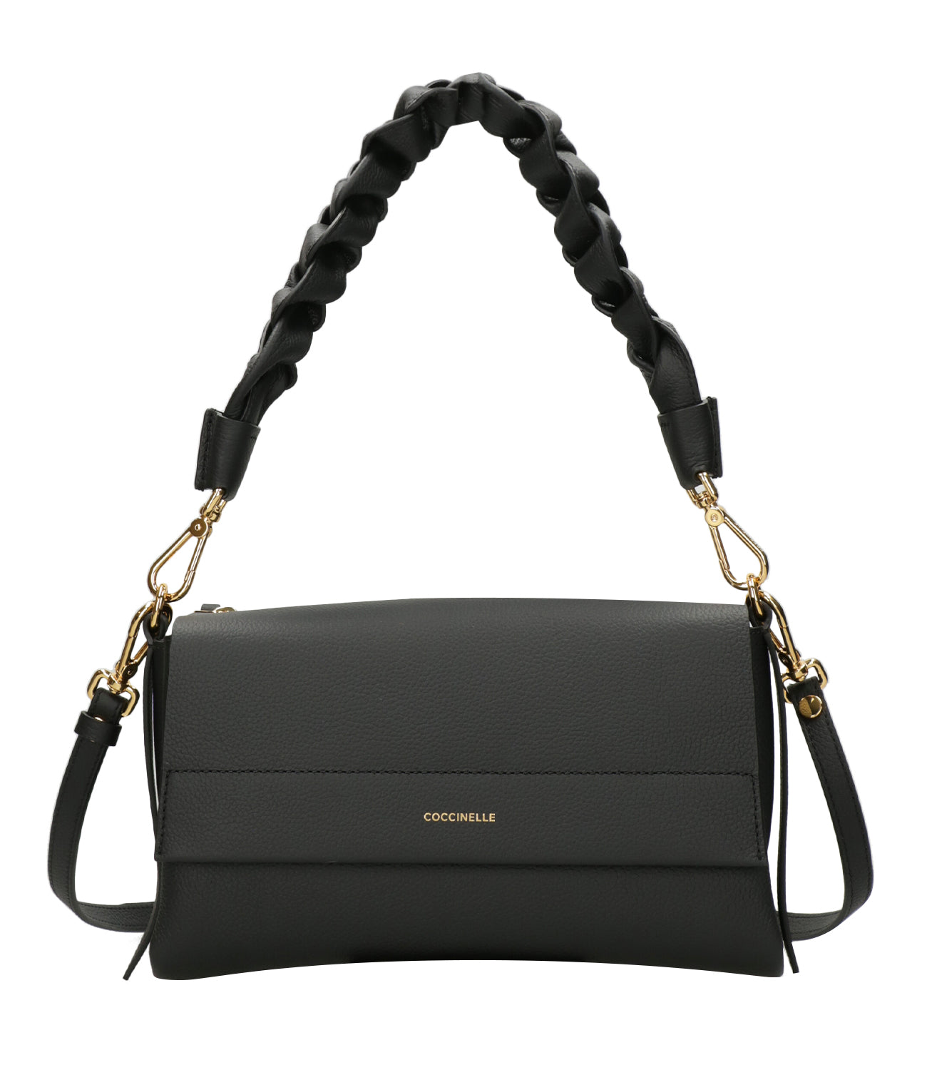 Coccinelle | Borsa a Spalla Boheme small Nero Cognac