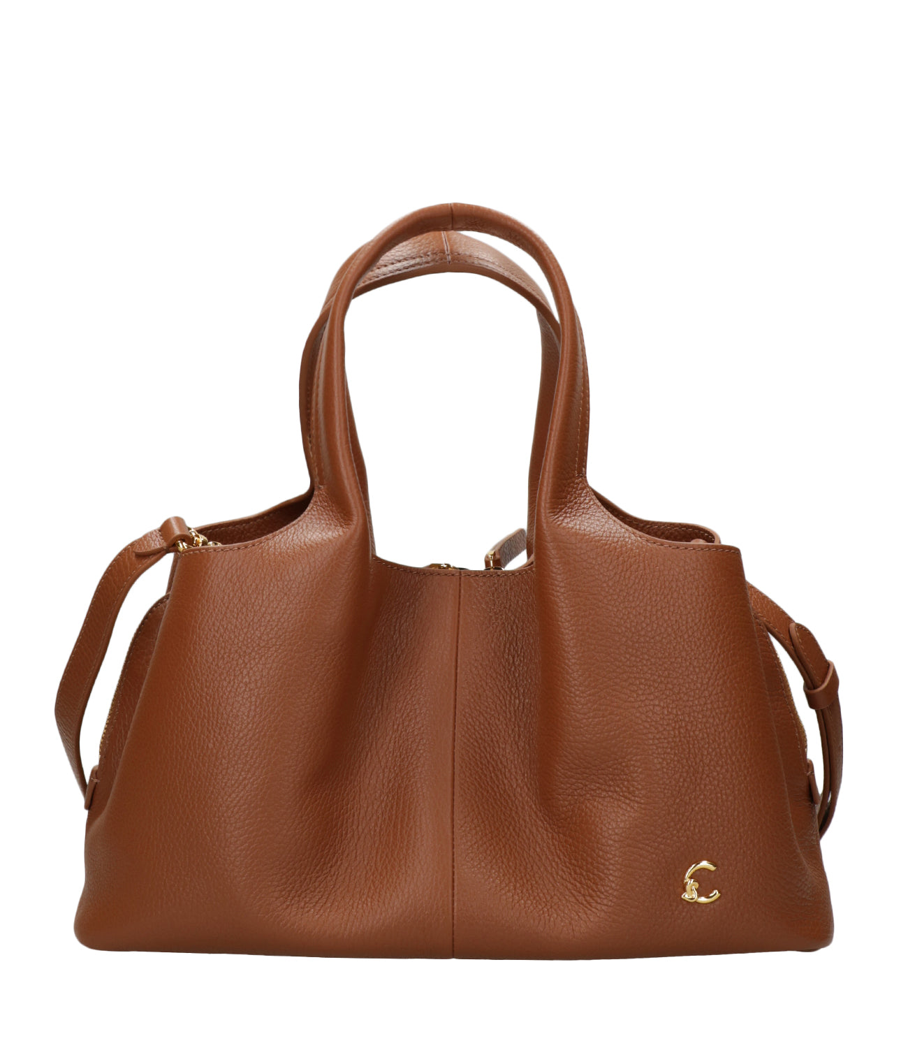 Coccinelle | Borsa a Spalla Nell medium Cognac