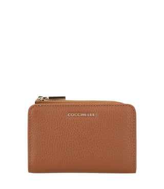 Coccinelle | Portafogli Metallic Small Cognac