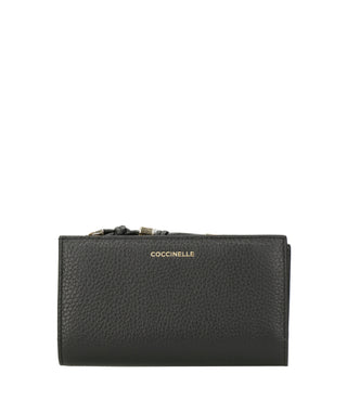 Coccinelle | Portafogli Metallic large Nero