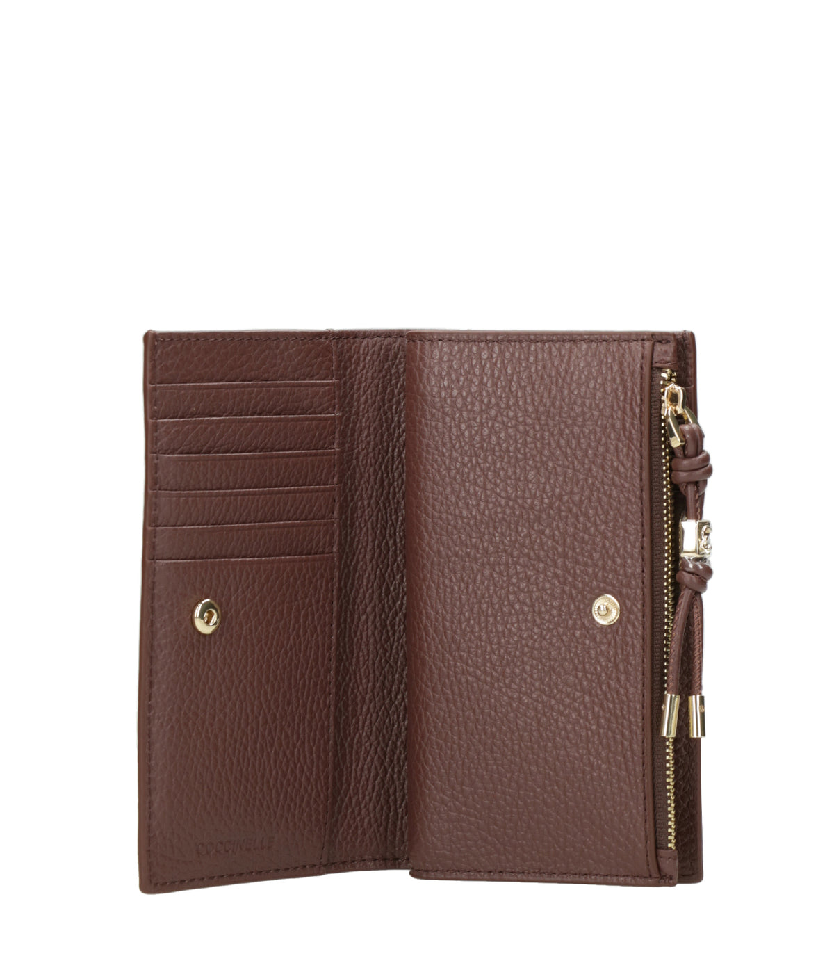 Coccinelle | Portafogli Metallic large Berry