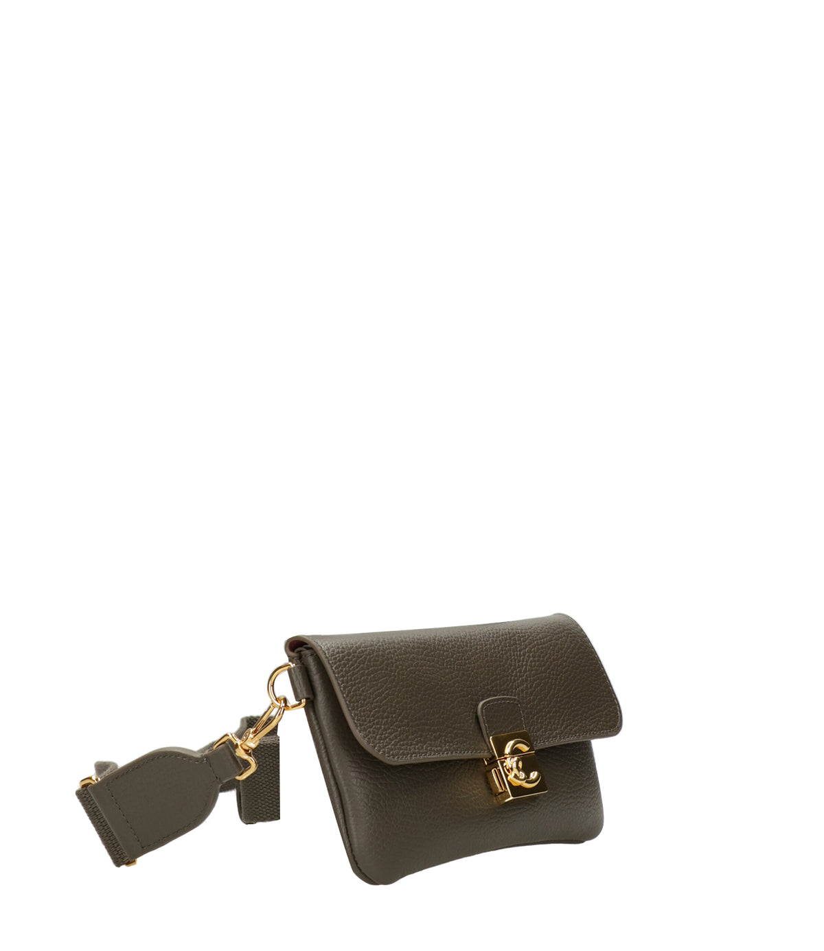 Coccinelle | Borsa a Tracolla C-Me Lock mini Fango