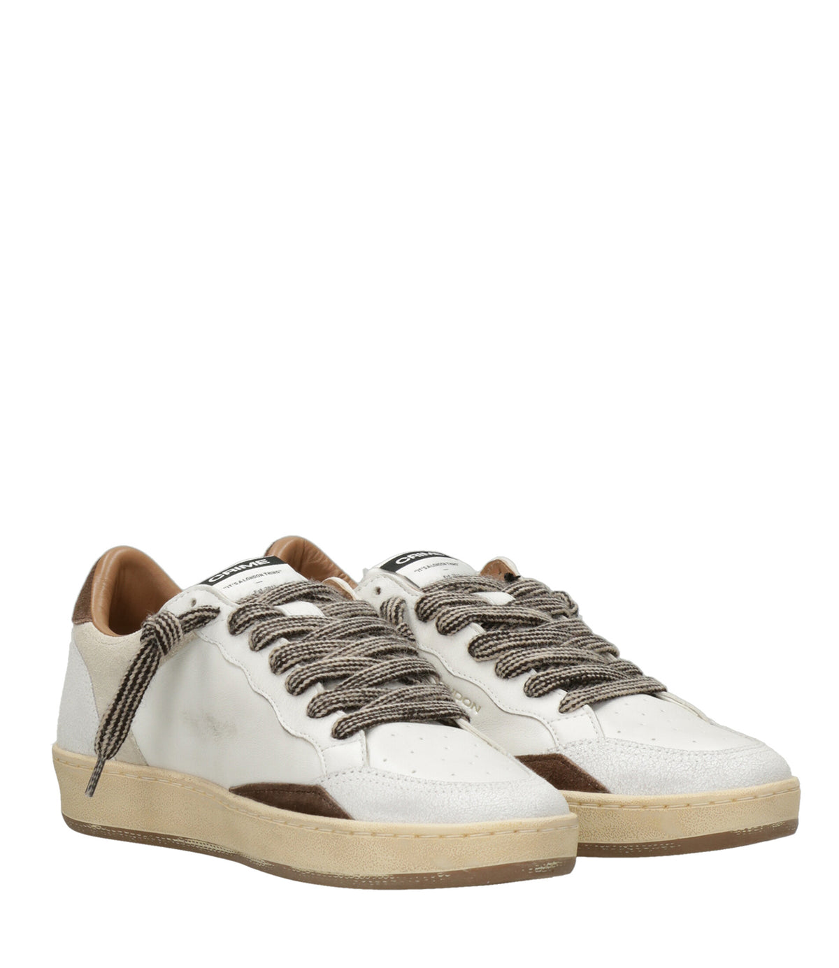 Crime London | Sneakers Chelsea Bianco Moro