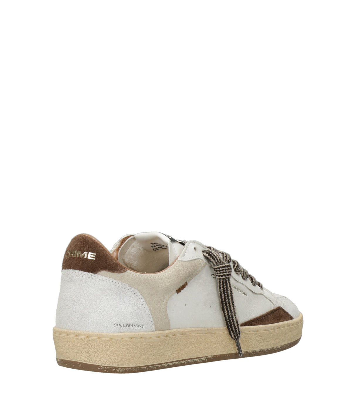 Crime London | Sneakers Chelsea Bianco Moro