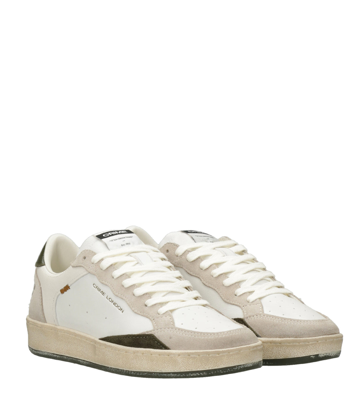Crime London | Sneakers Chelsea Bianco Verde
