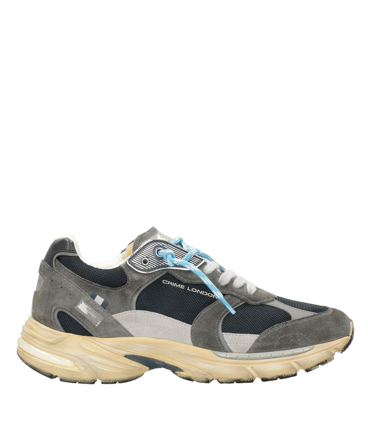 Crime London | Sneakers Fugitive 9094 Grigio piombo Blu