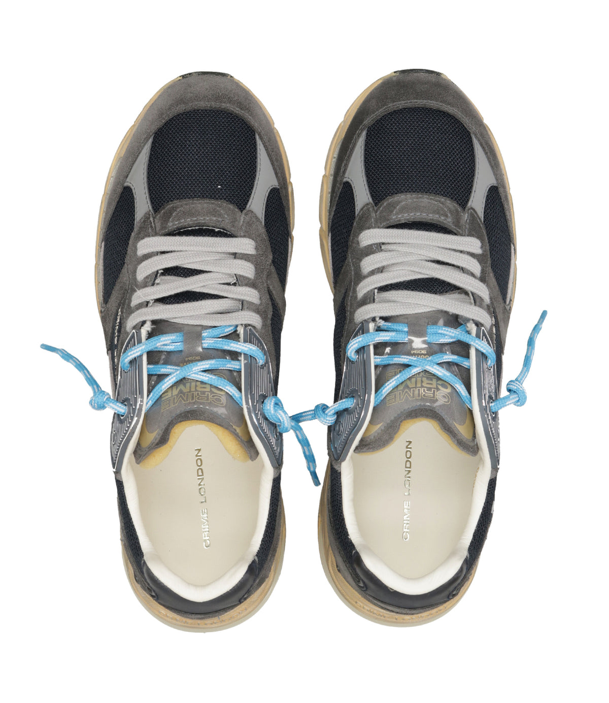 Crime London | Sneakers Fugitive 9094 Grigio piombo Blu