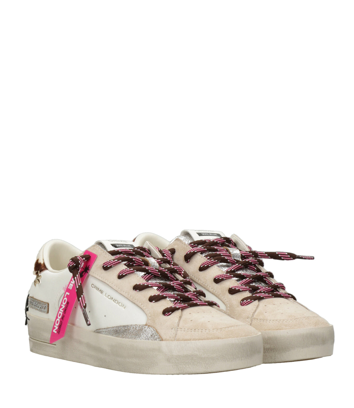 Crime London | Sneakers Rodeo Bianco Naturale