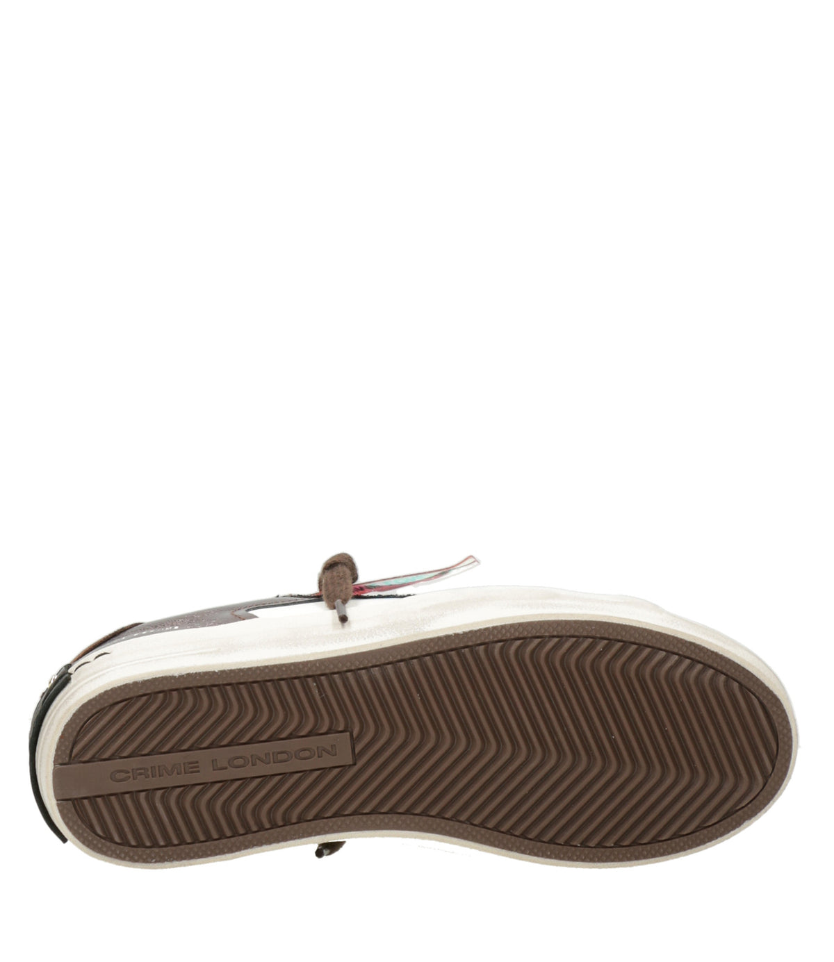 Crime London | Sneakers Skate Bianco Marrone