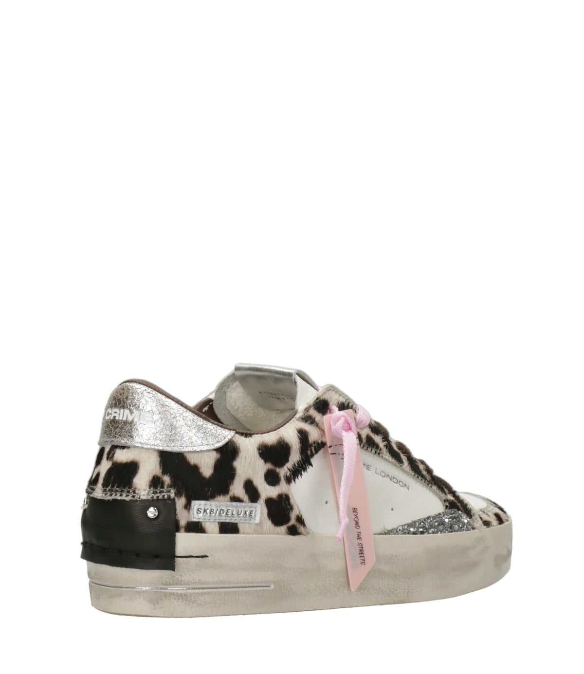 Crime London | Sneakers Hyena Bianco Maculato