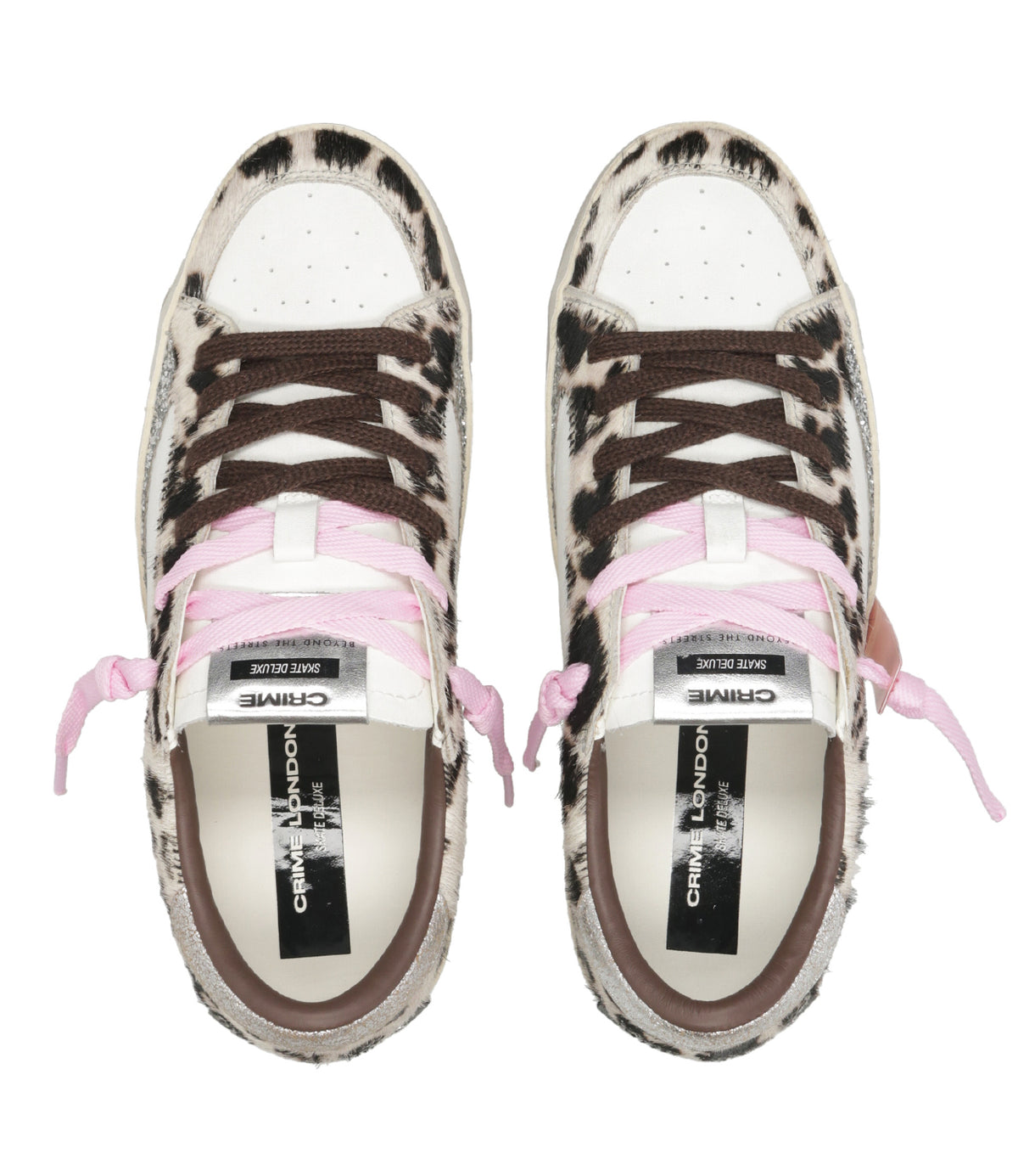 Crime London | Sneakers Hyena Bianco Maculato