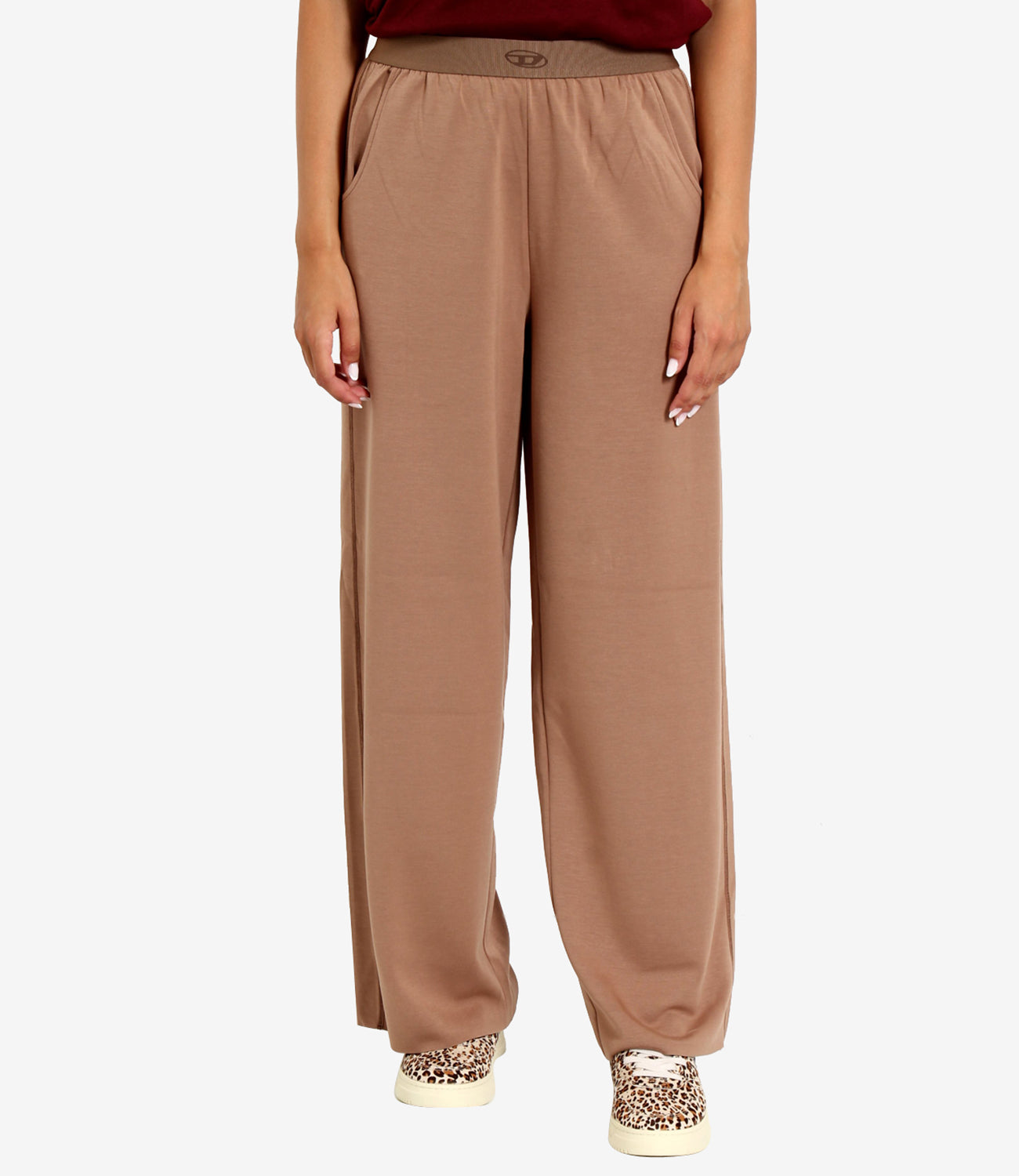 Diesel | Pantalone Sportivo Alysa-Utlt Caffè