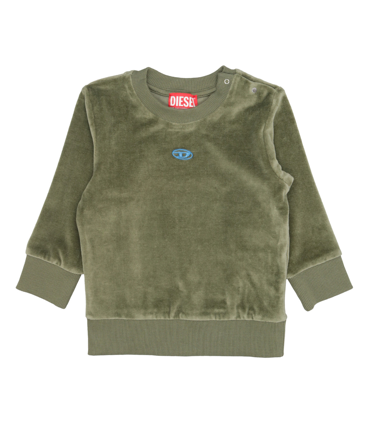 Diesel Kids | Felpa Verde militare