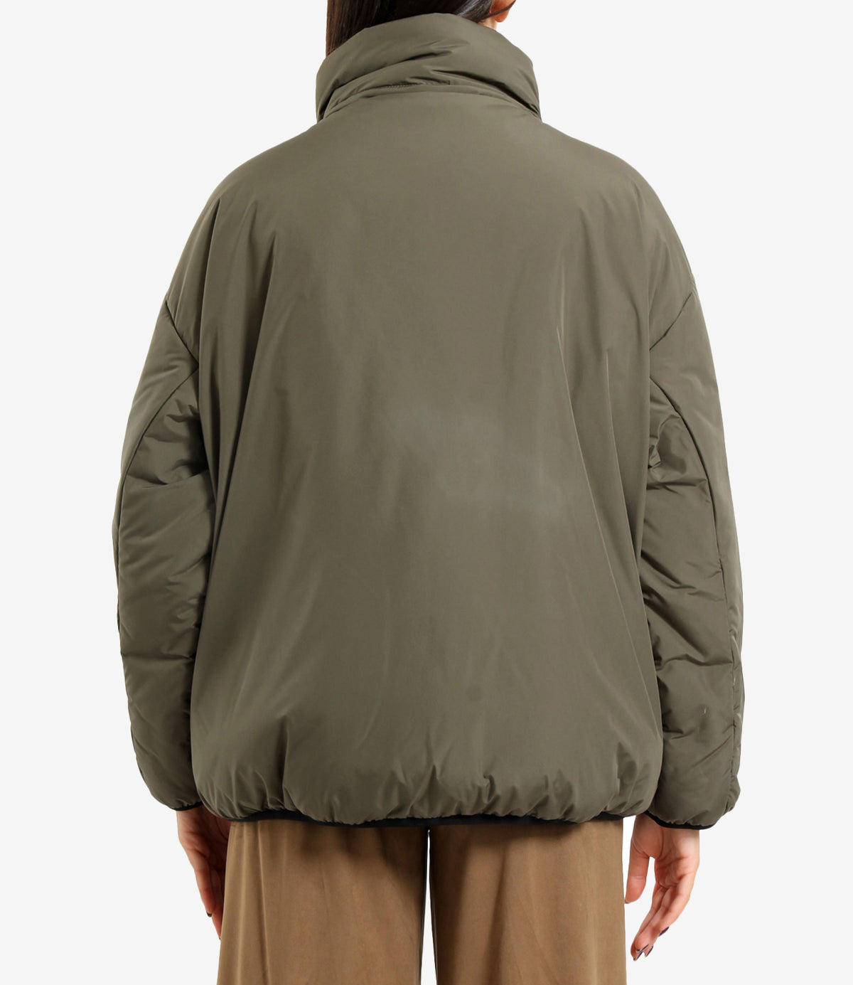 Fay | Bomber Imbottito 3 Ganci Verde Bosco