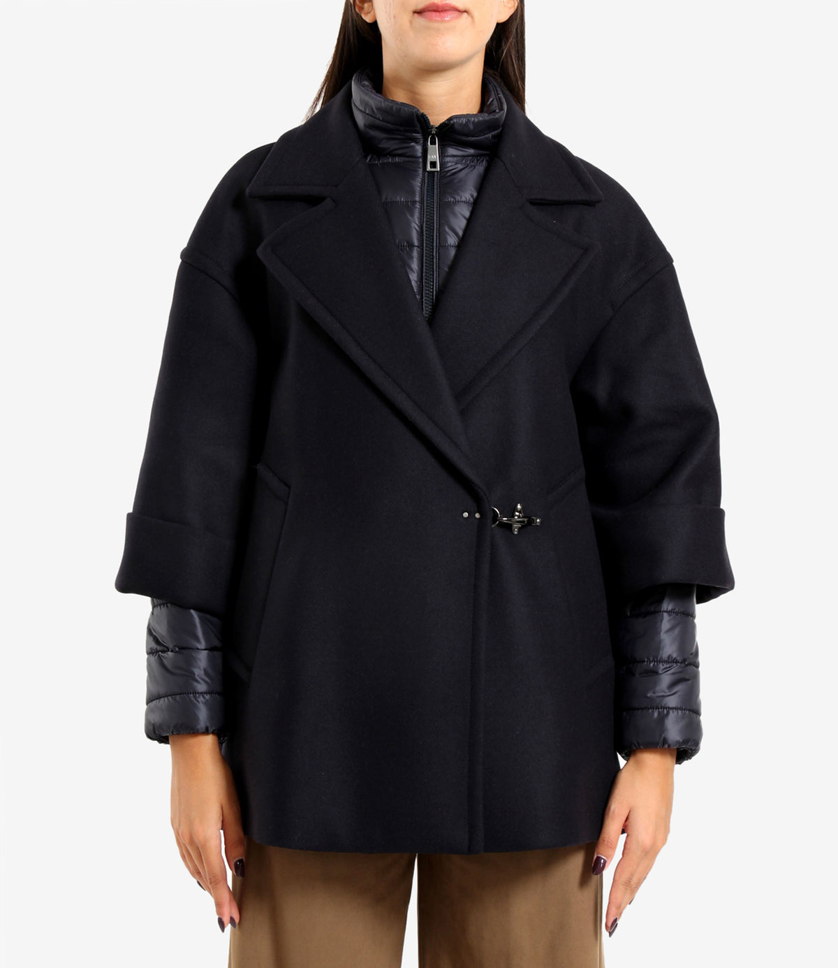 Fay | Cappa Double Staccab. Blu notte