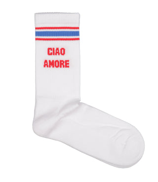 Giada Benincasa | Calzini Ciao amore Bianco