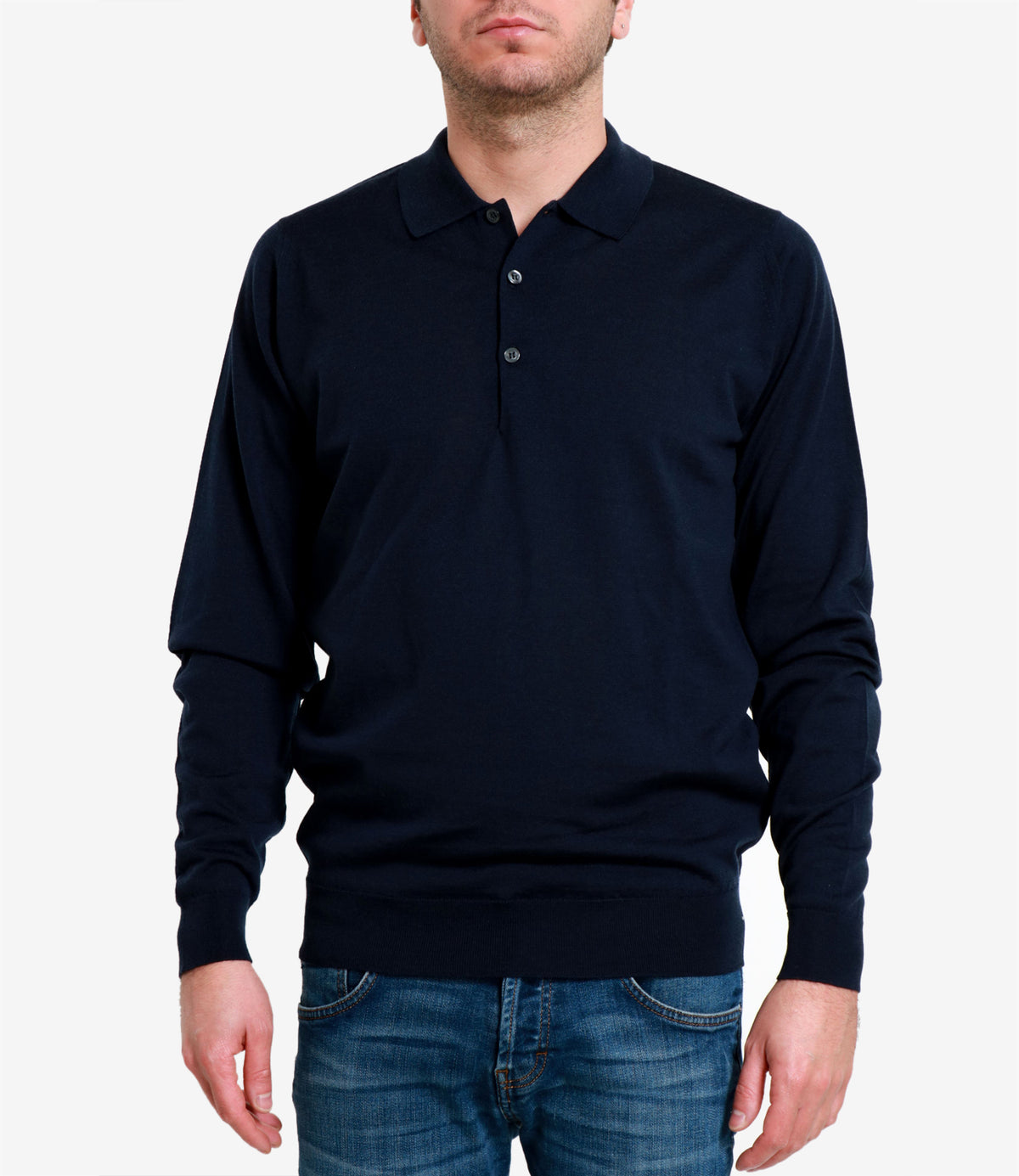 John Smedley | Polo Belpe Blu notte