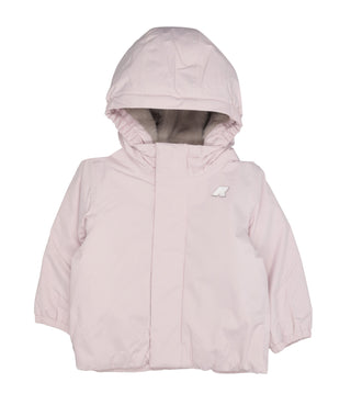 K-Way Kids | Giubbotto E. Jack Twill Soft Beaver Rosa Grigio